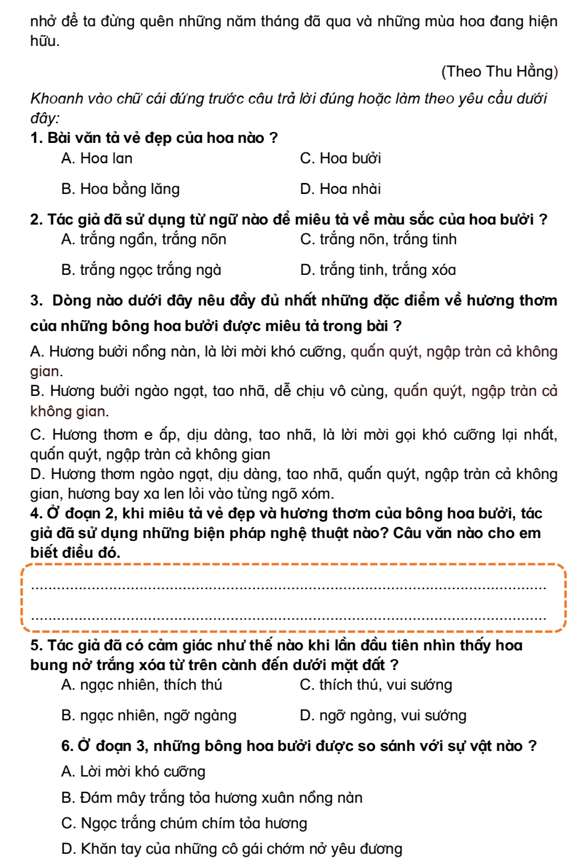 Bài tập cuối tuần Tiếng Việt lớp 4 Tuần 23 Chân trời sáng tạo (có đáp án) | Đề kiểm tra cuối tuần Tiếng Việt lớp 4