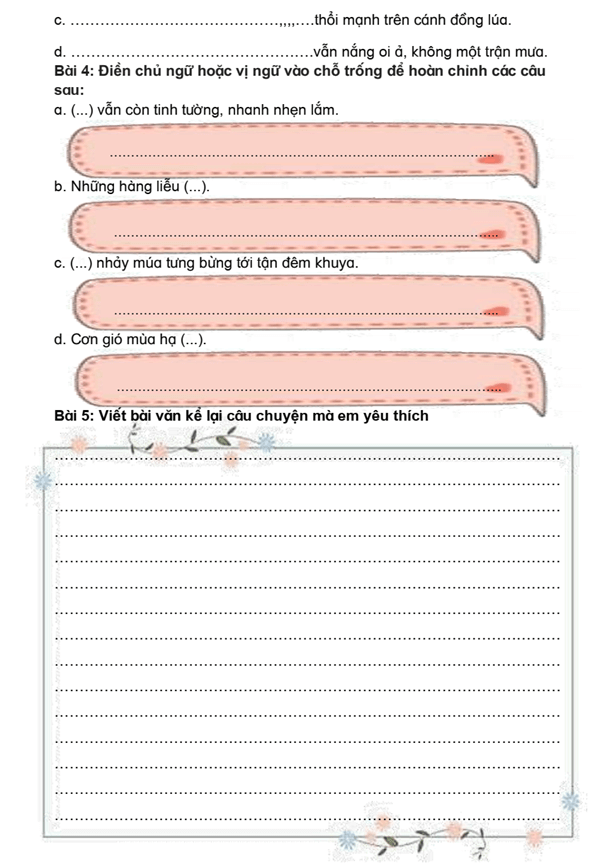 Bài tập cuối tuần Tiếng Việt lớp 4 Tuần 23 Kết nối tri thức (có đáp án) | Đề kiểm tra cuối tuần Tiếng Việt lớp 4