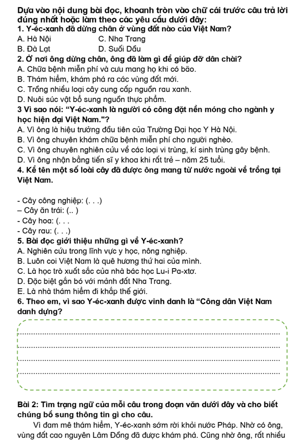 Bài tập cuối tuần Tiếng Việt lớp 4 Tuần 26 Kết nối tri thức (có đáp án) | Đề kiểm tra cuối tuần Tiếng Việt lớp 4
