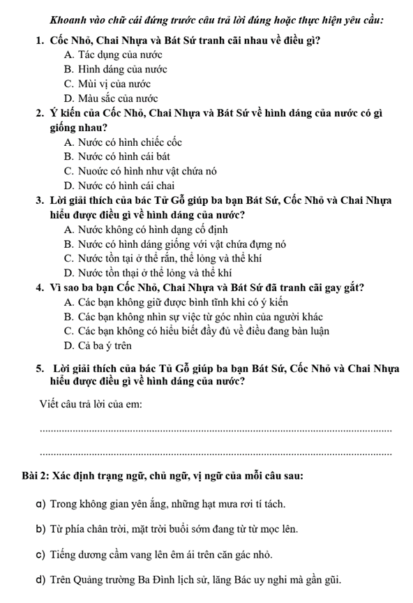 Bài tập cuối tuần Tiếng Việt lớp 4 Tuần 27 Chân trời sáng tạo (có đáp án) | Đề kiểm tra cuối tuần Tiếng Việt lớp 4