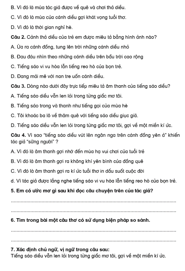 Bài tập cuối tuần Tiếng Việt lớp 4 Tuần 29 Kết nối tri thức (có đáp án) | Đề kiểm tra cuối tuần Tiếng Việt lớp 4