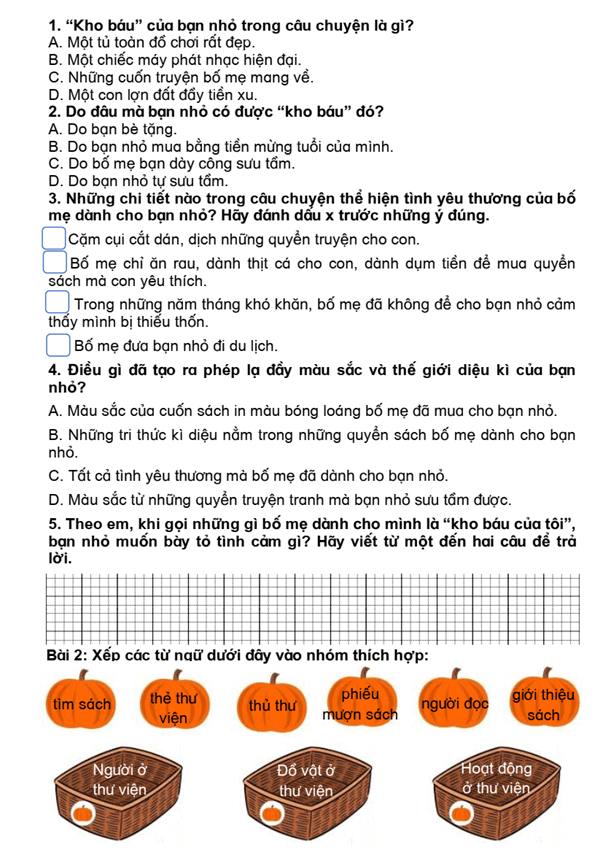 Bài tập cuối tuần Tiếng Việt lớp 4 Tuần 8 Cánh diều (có đáp án) | Đề kiểm tra cuối tuần Tiếng Việt lớp 4