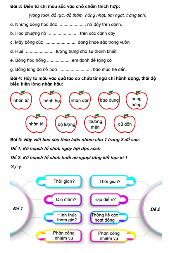 Bài tập cuối tuần Tiếng Việt lớp 4 Tuần 8 Chân trời sáng tạo (có đáp án) | Đề kiểm tra cuối tuần Tiếng Việt lớp 4