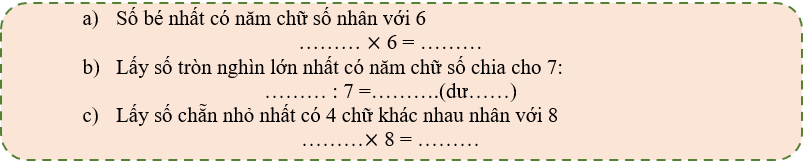 Bài tập cuối tuần Toán lớp 4 Tuần 19 Kết nối tri thức (có đáp án)