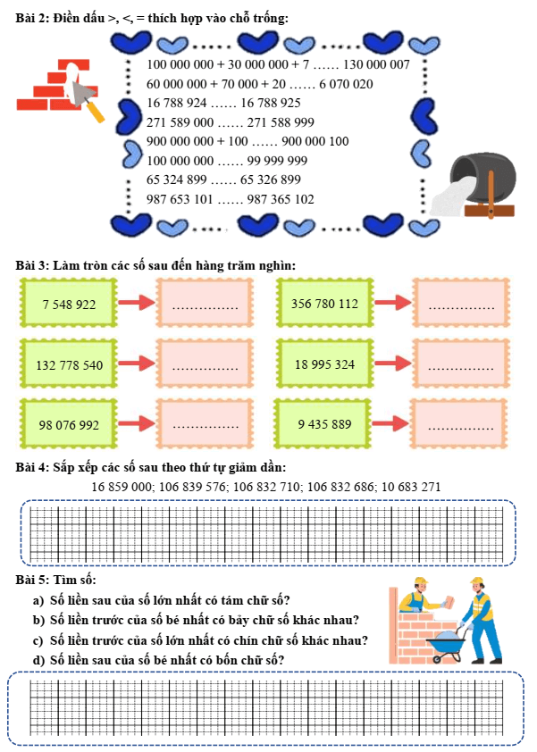 Bài tập cuối tuần Toán lớp 4 Tuần 3 Cánh diều (có đáp án) | Đề kiểm tra cuối tuần Toán lớp 4