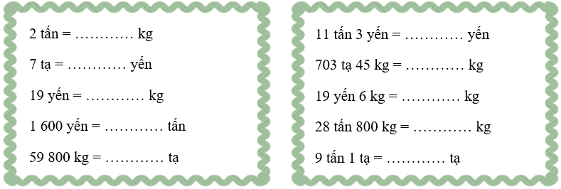 Bài tập cuối tuần Toán lớp 4 Tuần 8 Kết nối tri thức (có đáp án) | Đề kiểm tra cuối tuần Toán lớp 4