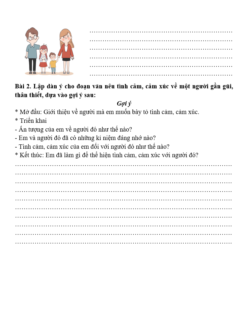 Bài tập hàng ngày Tiếng Việt lớp 4 Bài 2: Vệt phấn trên mặt bàn | Kết nối tri thức