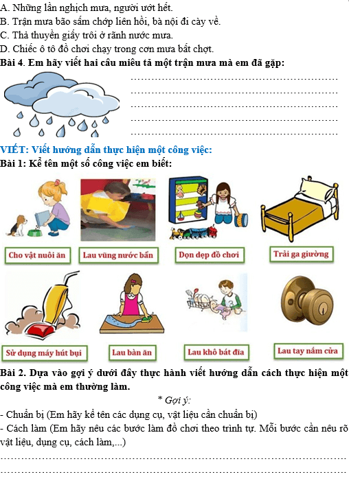 Bài tập hàng ngày Tiếng Việt lớp 4 Bài 22: Bức tường có nhiều phép lạ | Kết nối tri thức