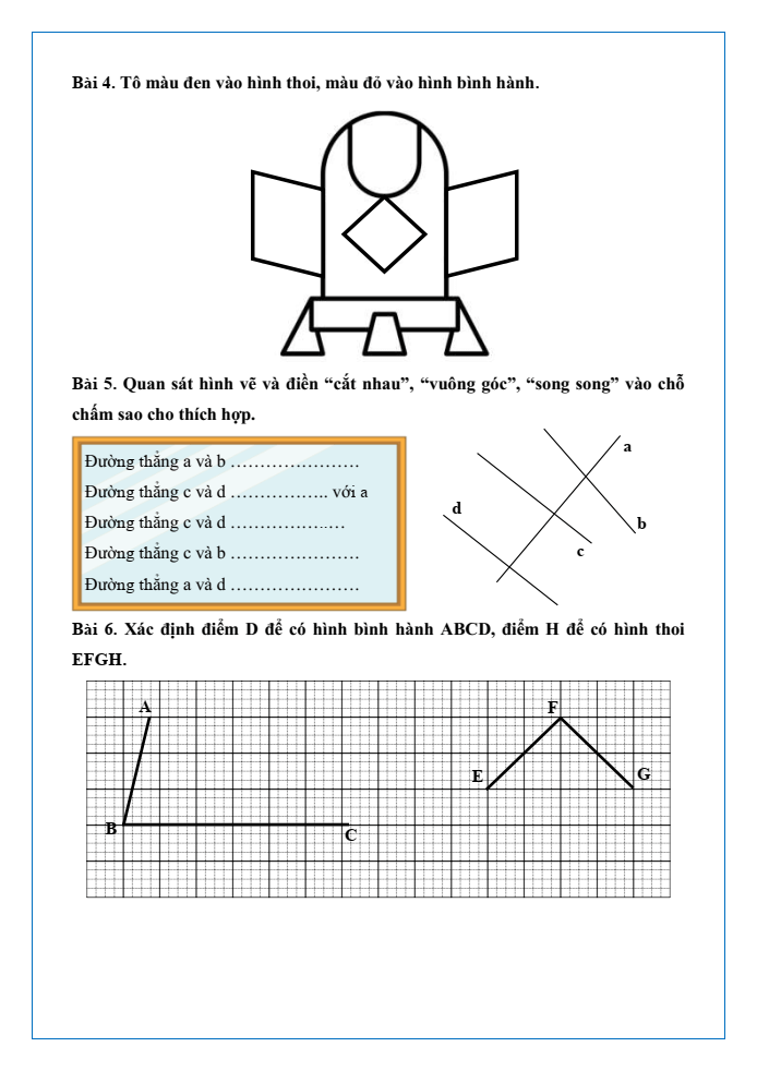 Bài tập hàng ngày Toán lớp 4 Bài 32: Luyện tập chung | Kết nối tri thức