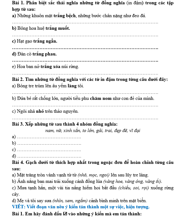 Bài tập hàng ngày Tiếng Việt lớp 5 Bài 19: Danh y Tuệ Tĩnh | Kết nối tri thức