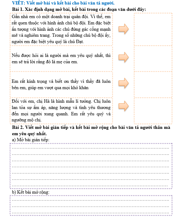 Bài tập hàng ngày Tiếng Việt lớp 5 Bài 2: Khúc hát ru những em bé lớn trên lưng mẹ | Kết nối tri thức