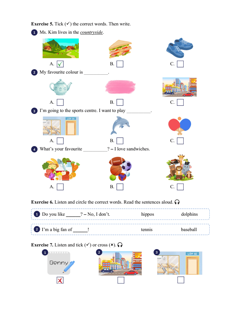 Bài tập cuối tuần Tiếng Anh lớp 5 Global Success (có đáp án) | Đề kiểm tra cuối tuần Tiếng Anh lớp 5