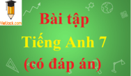 Bài tập Tiếng Anh 7 (sách mới - có đáp án) | Ngữ pháp, Bài tập Tiếng Anh 7 Global Success