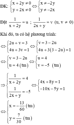 20 Bài tập trắc nghiệm Chương 3 Đại Số 9 có đáp án