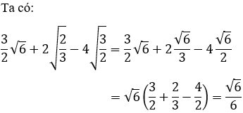 Trắc nghiệm Biến đổi đơn giản biểu thức chứa căn thức bậc hai có đáp án (phần 2)