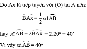 20 Bài tập trắc nghiệm Chương 3 Hình học 9 có đáp án