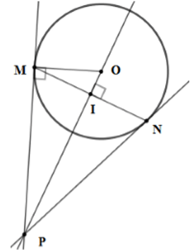 Trắc nghiệm Dấu hiệu nhận biết tiếp tuyến của đường tròn có đáp án
