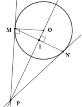 Trắc nghiệm Dấu hiệu nhận biết tiếp tuyến của đường tròn có đáp án