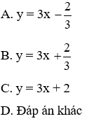 Trắc nghiệm Đường thẳng song song và đường thẳng cắt nhau có đáp án (phần 2)