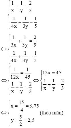 Trắc nghiệm Giải bài toán bằng cách lập hệ phương trình có đáp án
