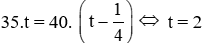 Trắc nghiệm Giải bài toán bằng cách lập phương trình có đáp án (phần 2)