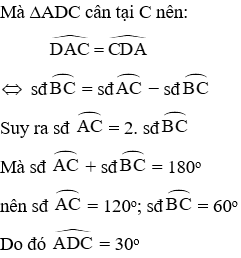 Trắc nghiệm Góc có đỉnh ở bên trong đường tròn. Góc có ngoài ở bên trong đường tròn có đáp án