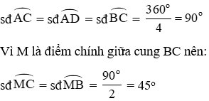 Trắc nghiệm Góc có đỉnh ở bên trong đường tròn. Góc có ngoài ở bên trong đường tròn có đáp án