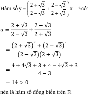 Trắc nghiệm Hàm số bậc nhất có đáp án