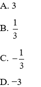 Trắc nghiệm Hệ số góc của đường thẳng y = ax + b có đáp án