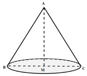 Trắc nghiệm Hình nón - Hình nón cụt - Diện tích xung quanh và thể tích của hình nón, hình nón cụt có đáp án