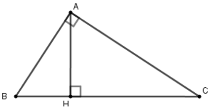 Trắc nghiệm Một số hệ thức về cạnh và đường cao trong tam giác vuông có đáp án