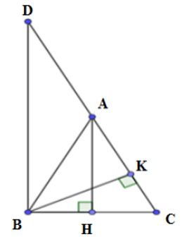 Trắc nghiệm Một số hệ thức về cạnh và đường cao trong tam giác vuông có đáp án (phần 2)
