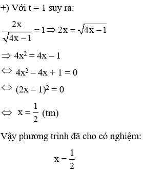 Trắc nghiệm Phương trình quy về phương trình bậc hai có đáp án