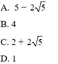 Trắc nghiệm Rút gọn biểu thức chứa căn thức bậc hai có đáp án