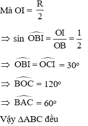 17 Bài tập trắc nghiệm Toán lớp 9 Chương 3 Hình học nâng cao có đáp án