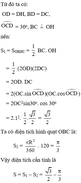 17 Bài tập trắc nghiệm Toán lớp 9 Chương 3 Hình học nâng cao có đáp án