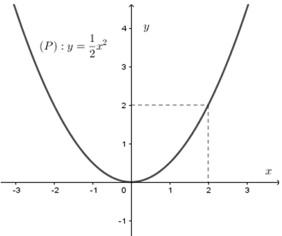 Trắc nghiệm Đồ thị hàm số y = ax^2 (a ≠ 0) có đáp án