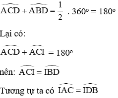 Trắc nghiệm Góc nội tiếp có đáp án