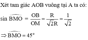 Trắc nghiệm Góc ở tâm - Số đo cung có đáp án