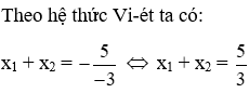 Trắc nghiệm Hệ thức Vi-ét và ứng dụng có đáp án