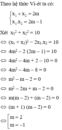 Trắc nghiệm Hệ thức Vi-ét và ứng dụng có đáp án (phần 2)
