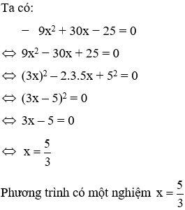 Trắc nghiệm Phương trình bậc hai một ẩn có đáp án