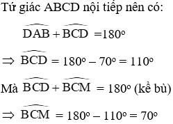 Trắc nghiệm Tứ giác nội tiếp có đáp án