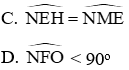 Trắc nghiệm Tứ giác nội tiếp có đáp án (phần 2)