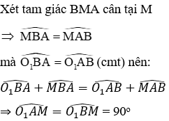 Trắc nghiệm Vị trí tương đối của hai đường tròn có đáp án