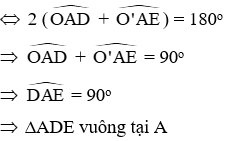 Trắc nghiệm Vị trí tương đối của hai đường tròn có đáp án