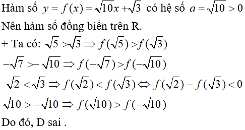 Đề kiểm tra Đại số 10 Chương 2 có đáp án