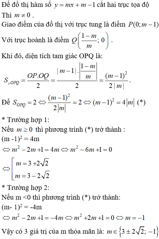 Đề kiểm tra Đại số 10 Chương 2 có đáp án