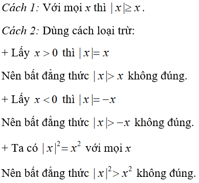 32 câu trắc nghiệm Bất đẳng thức có đáp án