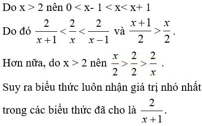 32 câu trắc nghiệm Bất đẳng thức có đáp án